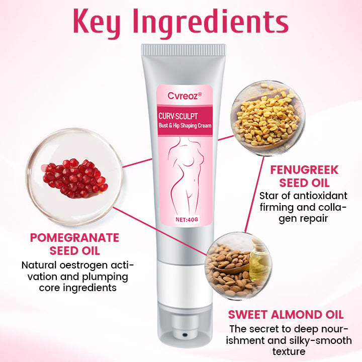 Cvreoz®  CURV·SCULPT Bust & Hip Shaping Cream
