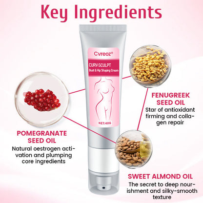 Cvreoz®  CURV·SCULPT Bust & Hip Shaping Cream