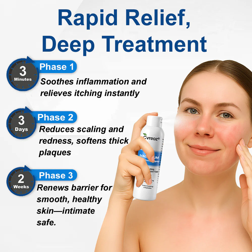 ✅  Official Store: Cvreoz® Magnesium Herbal Psoriasis Spray ⚕️ (Offer)