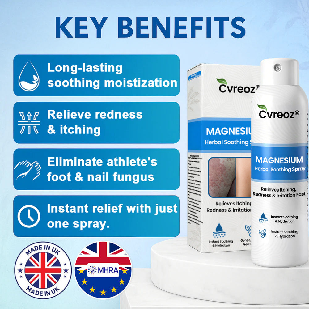 ✅  Official Store: Cvreoz® Magnesium Herbal Psoriasis Spray ⚕️ (Offer)