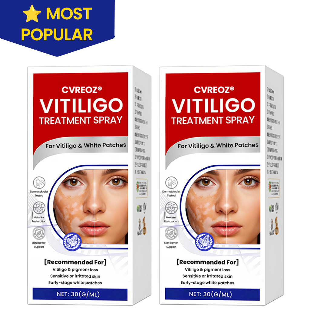 Cvreoz®Vitiligo Treatment Spray — Visible Results in Weeks, 100% Natural & Steroid-Free