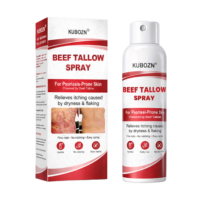 KUBOZN® Beef Tallow Spray for Itchy, Flaky Psoriasis Skin 1