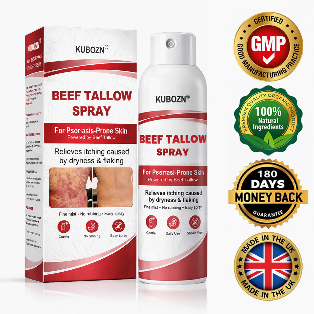 KUBOZN® Beef Tallow Spray for Itchy, Flaky Psoriasis Skin 1