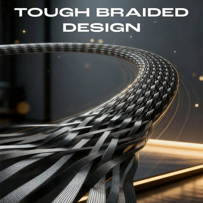 🥇KUBOZN® 2-in-1 Invisible Holder Charger Cable – 240W Fast Charging Cord with Built-In Phone Stand (Offer)