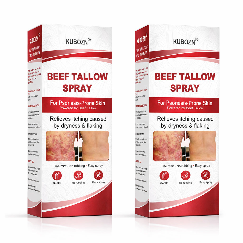 KUBOZN® Beef Tallow Spray for Itchy, Flaky Psoriasis Skin (offer)
