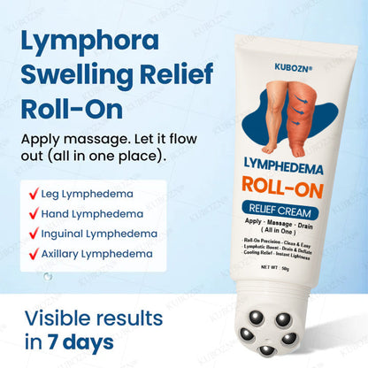 KUBOZN® Roll-On  Cream for Lymphatic Drainage & Swelling Relief