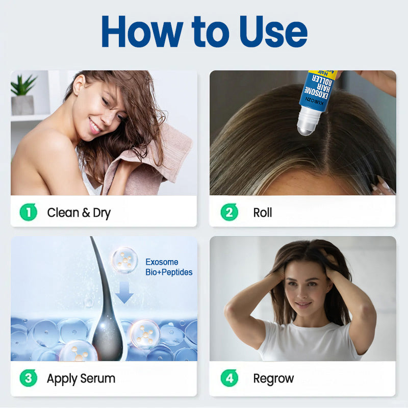 KUBOZN® Exosome Hair Signal Activator – See Visible Improvement Faster⚡