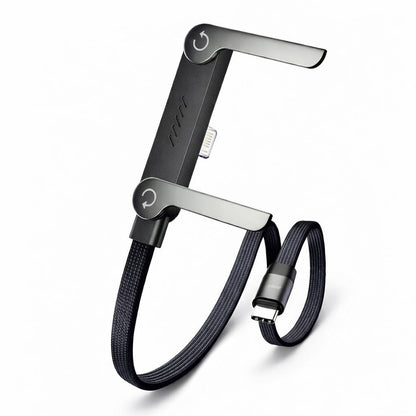 🥇KUBOZN® 2-in-1 Invisible Holder Charger Cable – 240W Fast Charging Cord with Built-In Phone Stand (Offer)