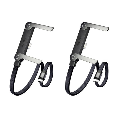 🥇KUBOZN® 2-in-1 Invisible Holder Charger Cable – 240W Fast Charging Cord with Built-In Phone Stand (Offer)